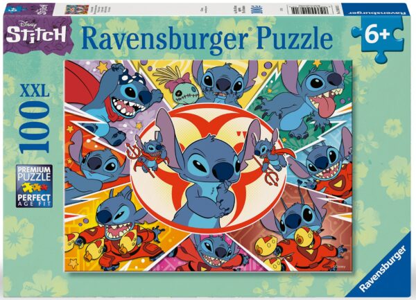 Stitch's Many Faces 100 palaa, Ravensburger