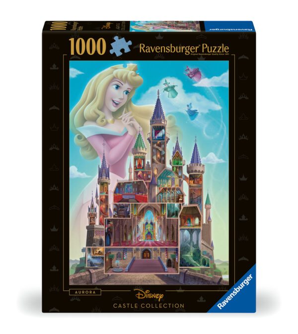 Disney´s Aurora Castle palapeli 1000 palaa, Ravensburger