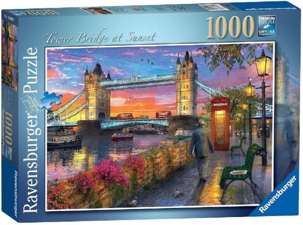 Tower Bridge At Sunset palapeli 1000 palaa, Ravensburger