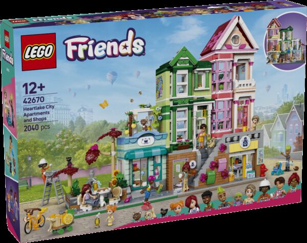 LEGO Friends Heartlake Cityn asunnot ja liiketilat