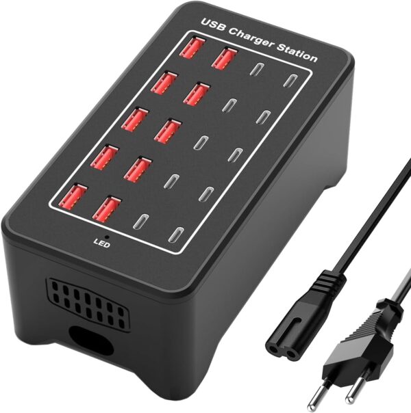 USB Charging Station 100W 20-Port