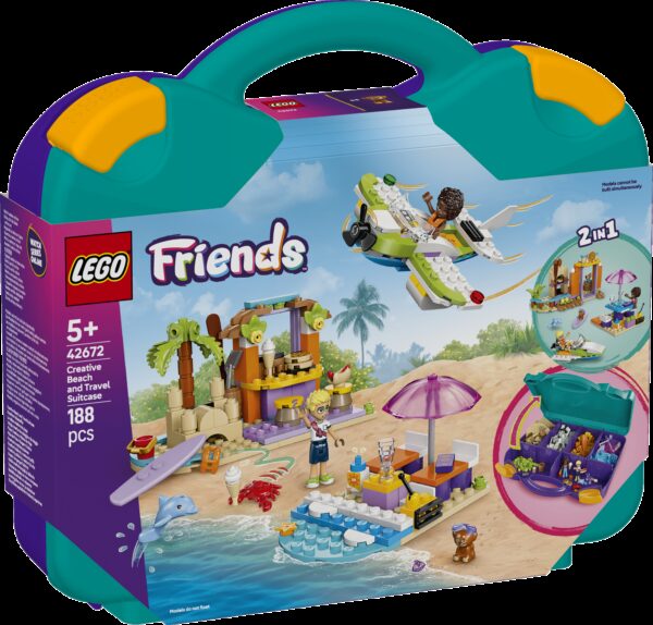 LEGO Friends Loma‑ ja rantarakennelmat matkalaukussa