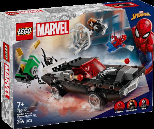 LEGO Super Heroes Spider-Man vastaan Venom-muskeliauto