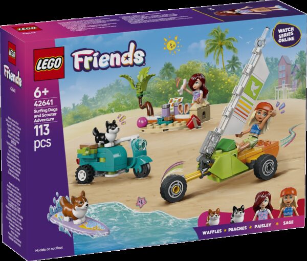 LEGO Friends Surffikoirat ja skootteriseikkailu