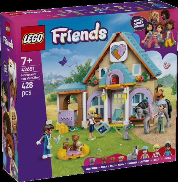 LEGO Friends Hevos‑ ja lemmikkisairaala