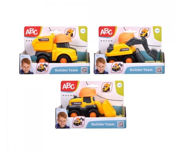 Dickie Toys ABC Construction Vehicle - 3 Different