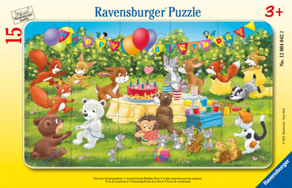 Ravensburger Frame Puzzle: Animals' Birthday