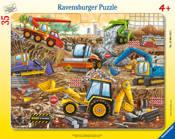 Ravensburger Large Frame Puzzle: Everyone is working